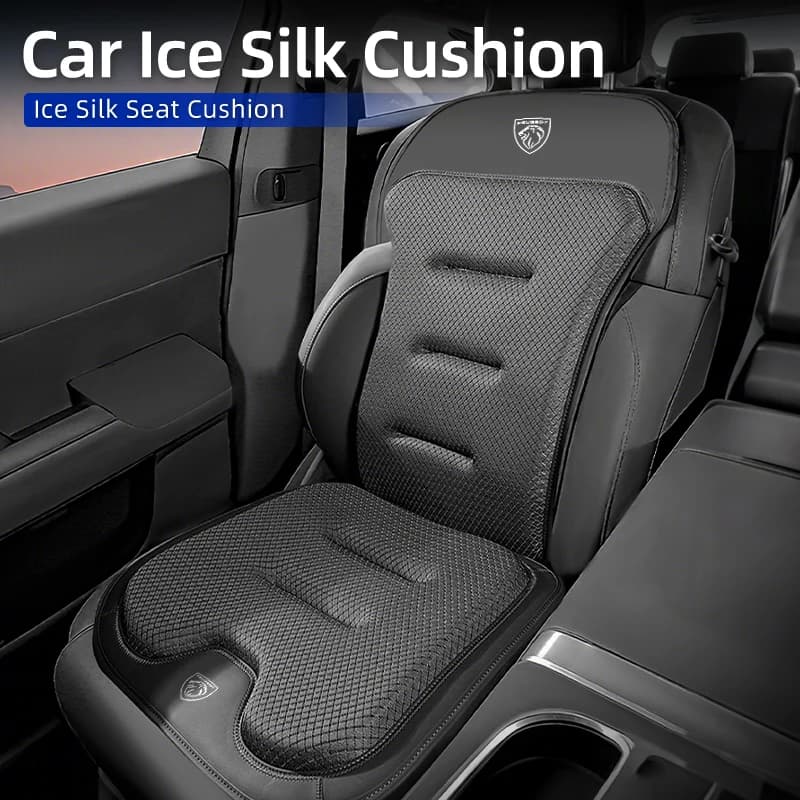 Car Seat Cushion Ice Silk Cushion Front Rear Seat Cover Protector Pad For Peugeot 407 508 2008 5008 307 308 3008 206 207 4008