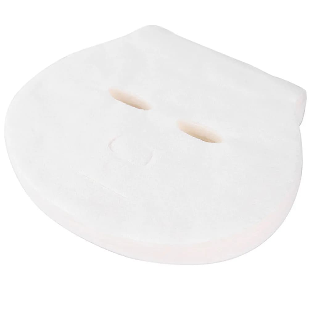 100 Maschere in Carta 15,5X14 cm per Trattamenti Viso Spa Idratanti Cura della Pelle Maschere Monouso
