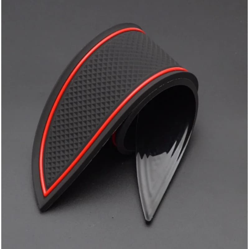 Set di 10 Tappetini Antiscivolo per Interni Auto Renault Clio 4 - Accessori per Porta, Vano Portaoggetti e Portabicchieri