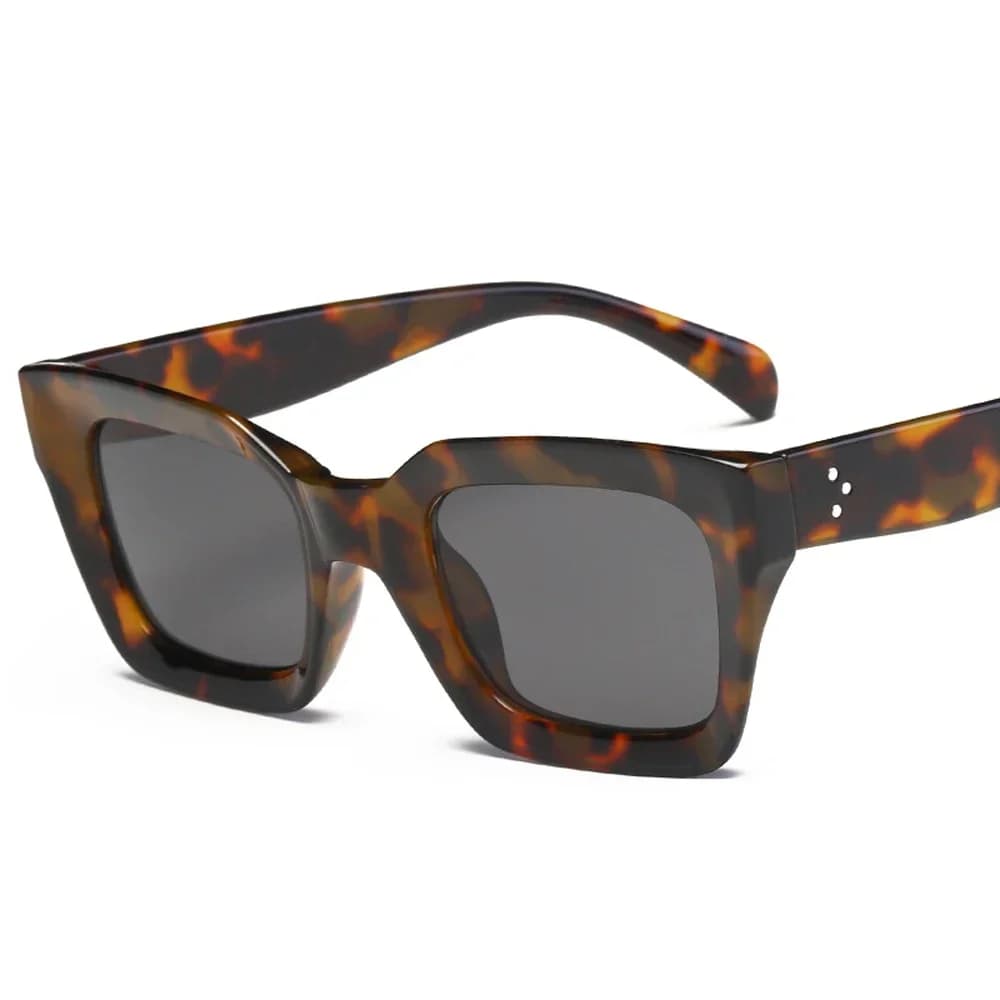 Nuovi occhiali da sole da uomo dal design vintage, occhiali quadrati Cat Eye con protezione UV400