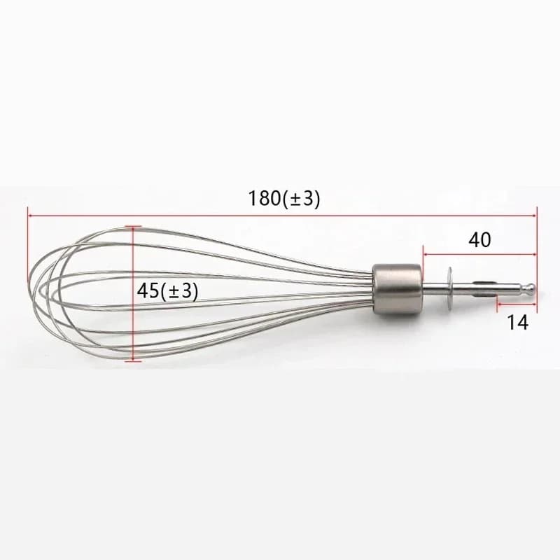 1 pz Frullatore in acciaio inox Frusta mixer frullino per le uova per Braun MQ325 MQ505 MQ525 MQ5025 MQ725 MQ785 MQ787 MQ725 Parti