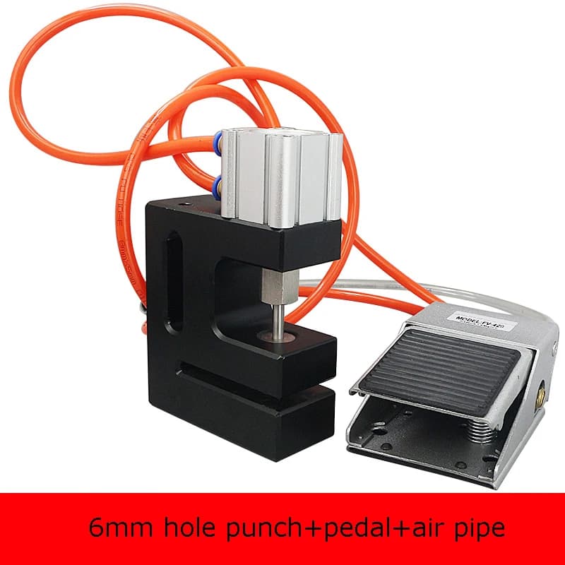 Pneumatic Drilling Machine for Round Holes 1.0/1.5/2.0/2.5/3.0/4.0/5.0/6.0/7.0/8.0/10MM, BOPP Plastic Packing Machine and PP Film