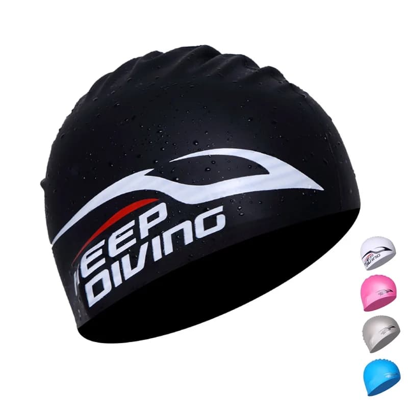 Silicone Running Swim Head Ear Protection High Elasticity Waterproof Swimming Head