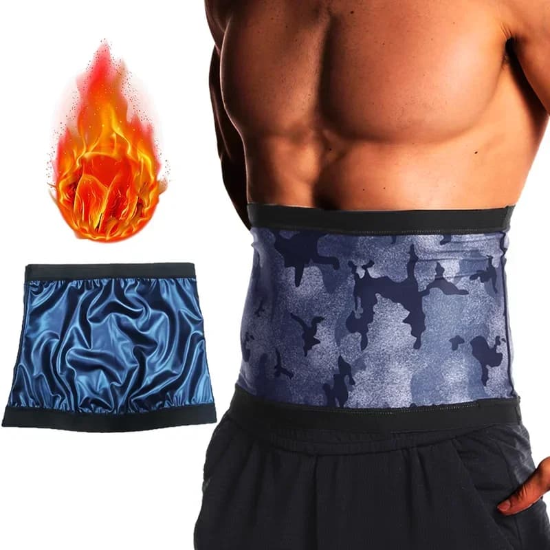 Uomini Sauna Tute Vita Trimmer Pancia Wrap Allenamento Fascia per il sudore Allenatore addominale Perdita di peso Shaper Controllo della pancia Cinture dimagranti