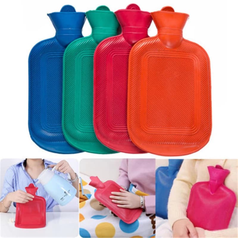 1750-500ML Bottiglie di acqua calda spesse Gomma portatile Borsa calda invernale Scaldamani Ragazze Tasca per mani Piedi Bottiglia di acqua calda