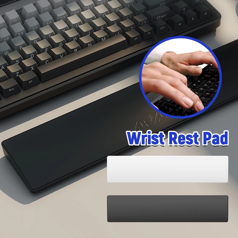 Tastiera da Gaming con 81 Tasti, Poggiapolsi Ergonomico in Memory Foam Morbido, Supporto per Mani e Palmo, Accessori per Tastiera da Gioco
