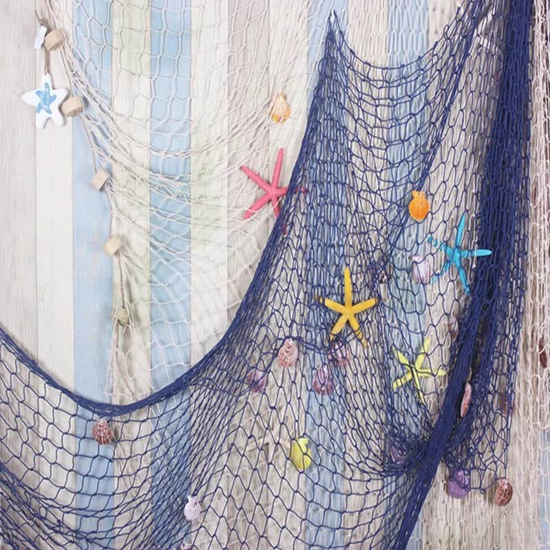 Rete da pesca arazzi ornamenti Studio Prop Room decorazione della casa Mediter Sea Stickers Marine Over The Garden Crafts Nautical