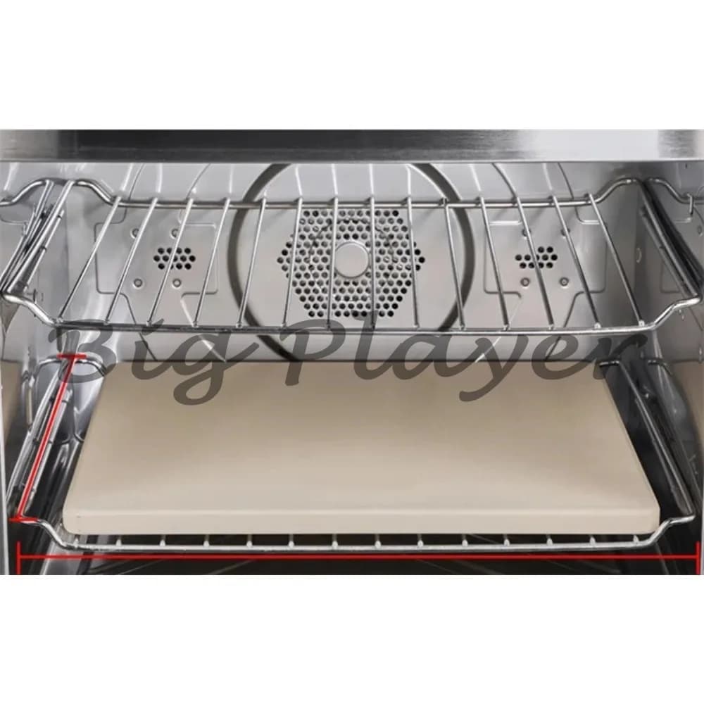 Pietra per pizza cordierite per uso alimentare - Piatto da forno per barbecue rettangolare quadrato rotondo per formaggio