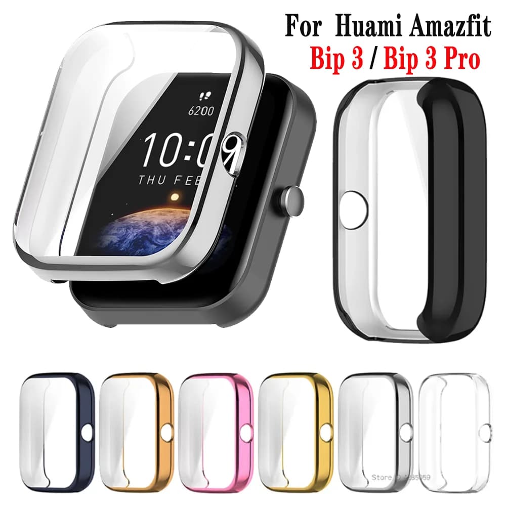 Custodia protettiva in TPU per Amazfit Bip 3 Smart Watch Custodia protettiva per schermo per Huami Amazfit Bip3 Pro Accessori Protezione Shell