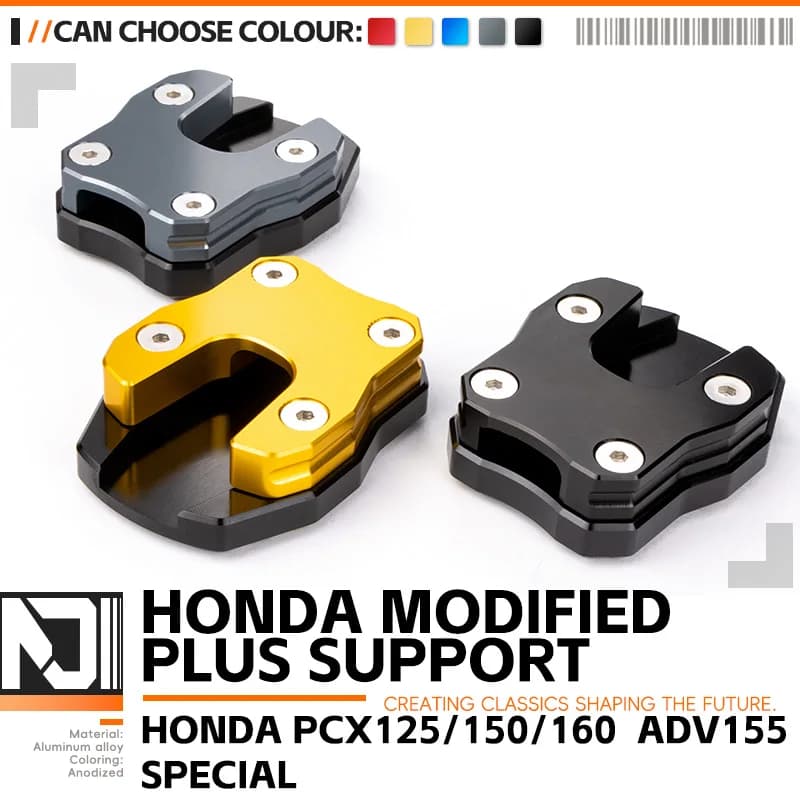 Per Honda PCX 160/150/125 PCX150 PCX160 PCX125 2010-Presente 2024 2023 Moto Cavalletto Laterale Ingranditore Cavalletto Ingrandire Piastra Pad