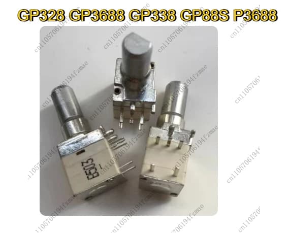 2 pz Accessori Walkie-talkie GP328 GP3688 GP338 GP88S P3688 Interruttore del Volume Potenziometro di Alimentazione
