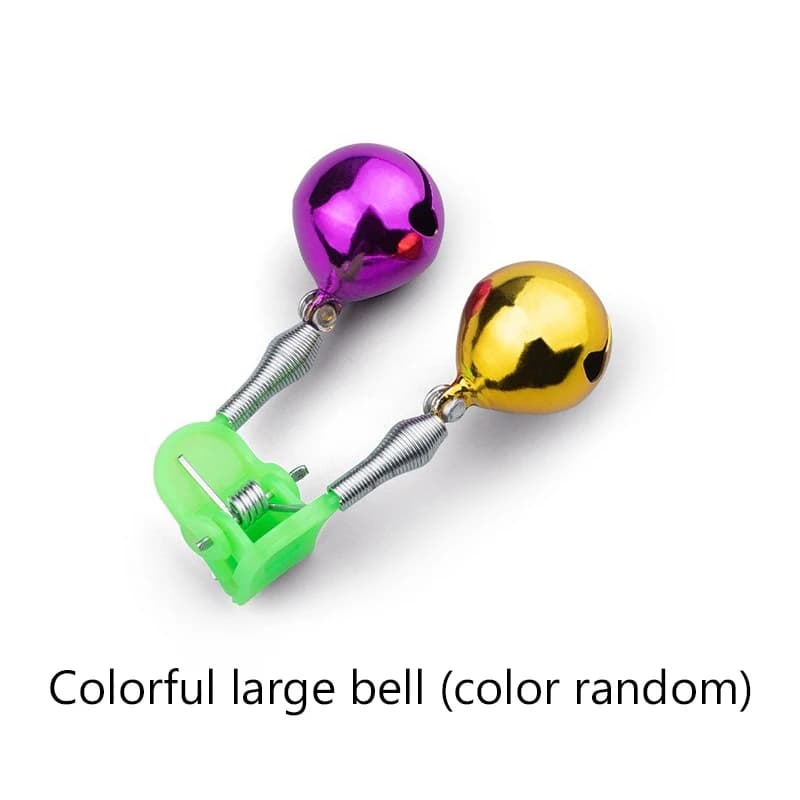 [LA]. [LA] 1 pz Allarme per abboccata da pesca con clip per canna da pesca e doppia campana, Accessori da pesca, Accessori per esterni