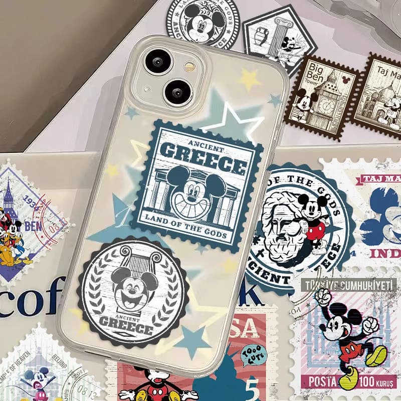 10/50 Pezzi Adesivi Vintage Mickey Graffiti, Sticker Squisiti per Telefono, Computer, Notebook, Cancelleria, Fai da Te, Giocattoli, Segreti