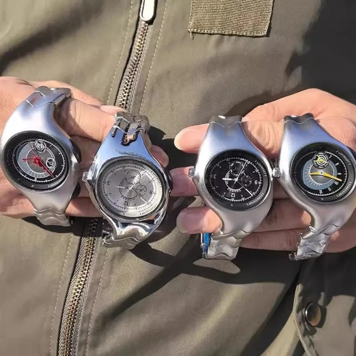 New Cool Y2K Alien Orologio da uomo Orologi intrecciati Orologi da polso al quarzo impermeabili Orologio maschile Regali Relogio Masculino Drop Shipping