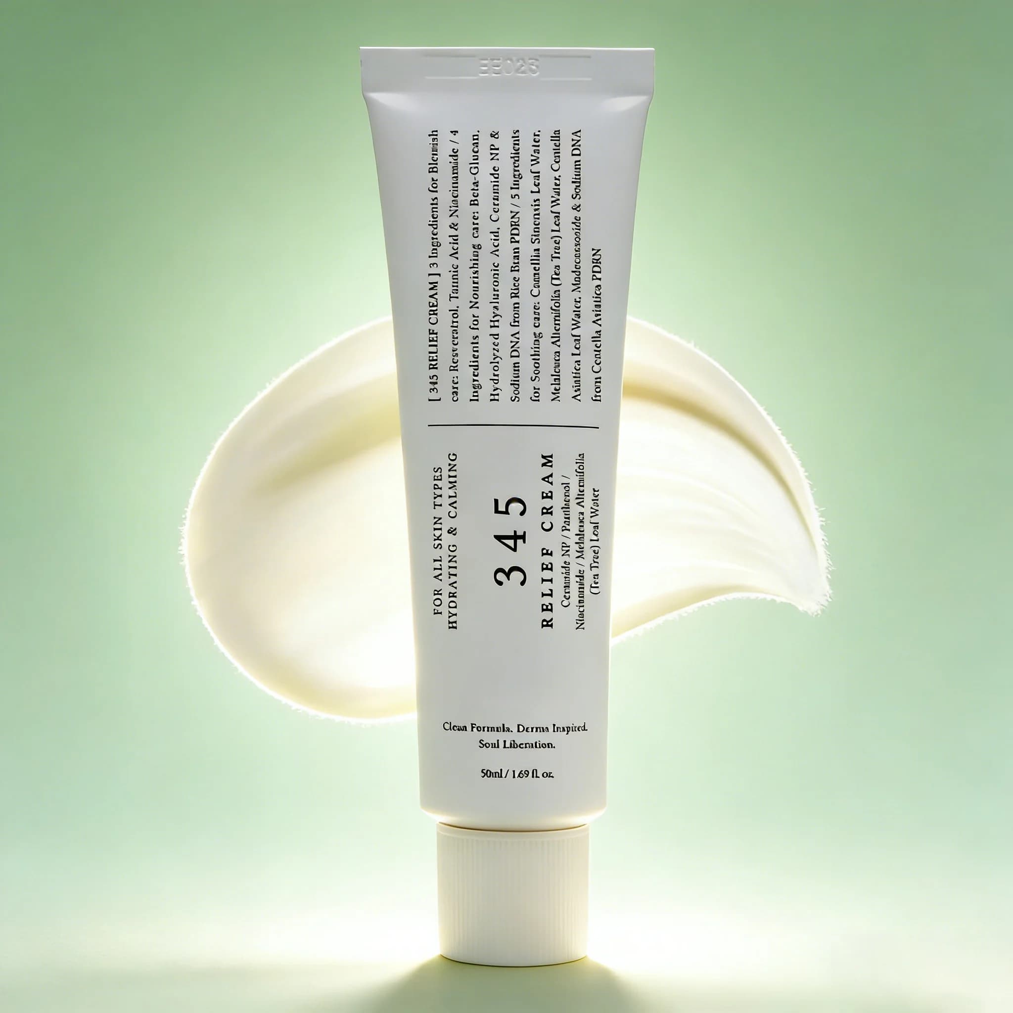 345 Crema Viso Delicata Quotidiana Leggera Idratante Lenitiva Non Unta Per Pelli Sensibili
