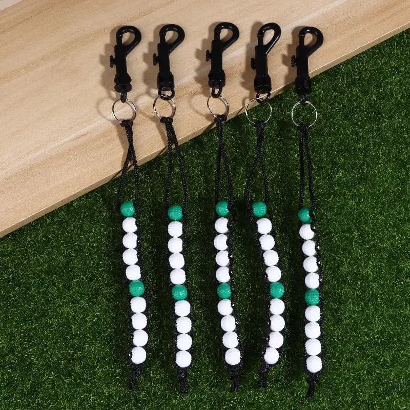Contatore di punti da golf (5 pz) - Perline in plastica per il conteggio dei colpi, accessori per l'allenamento del golf