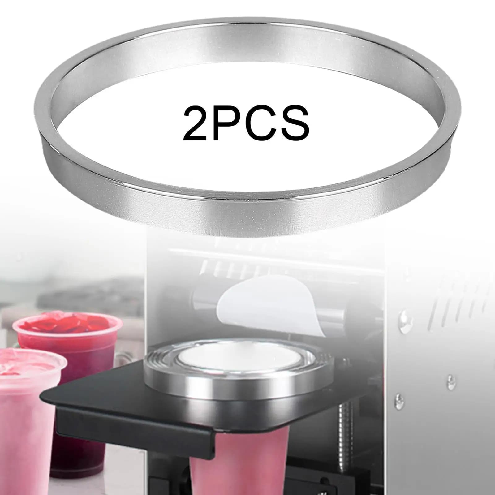 Milk Tea Sealer Gasket Cup Sealer Machine Ring Durable Aluminum Accessory Easy Install for Shopping Mall Cafe