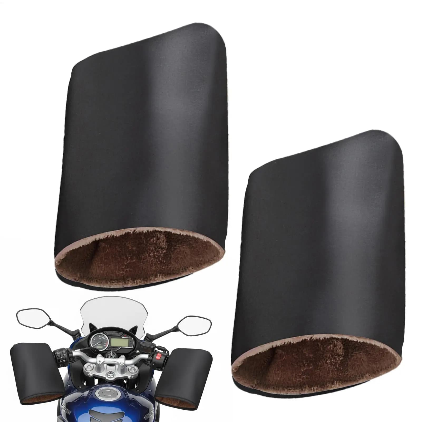 Guanti da moto Guanti termici spessi antiscivolo antivento Guanti da moto da uomo per amici Uomini Donne Ciclismo all'aperto