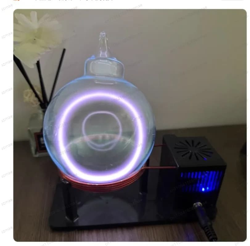 Lampada Decorativa ad Anello, Luce a Sfera di Cristallo, Illuminazione Sferica per Arredamento Casa e Regalo