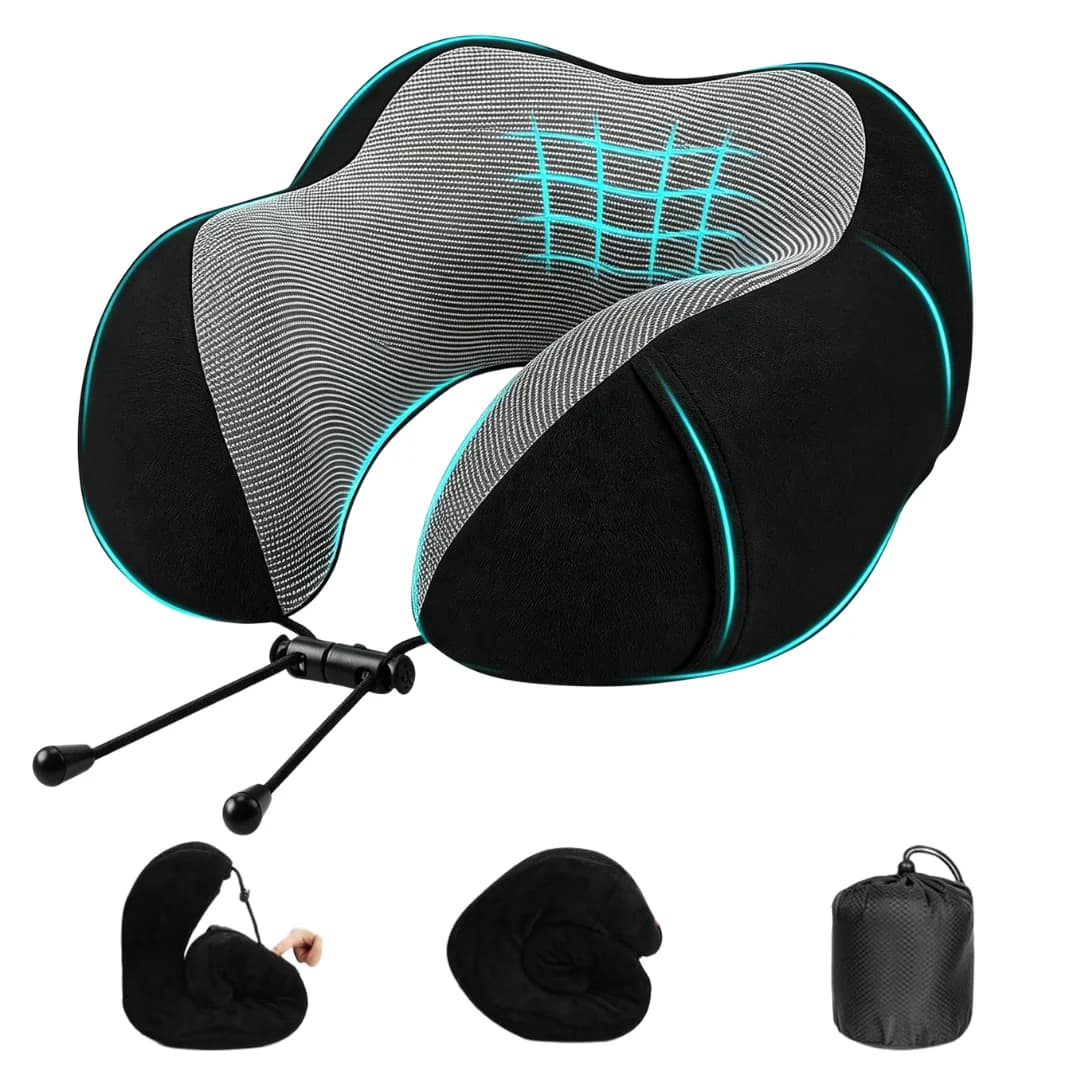 Travel Pillow, Neck Pillow for Airplanes, U Shape Neck Pillow, Portable Flight Pillow