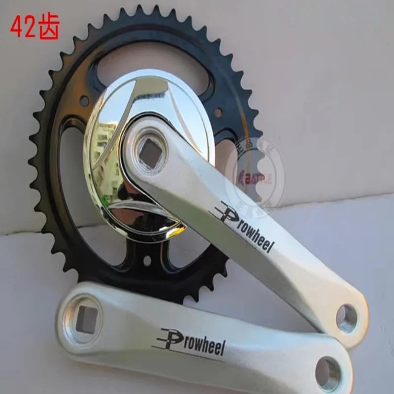 Bicicletta pieghevole Prowheel Haomeng, bici elettrica, corona 42T, corona manovella 152T in lega di alluminio