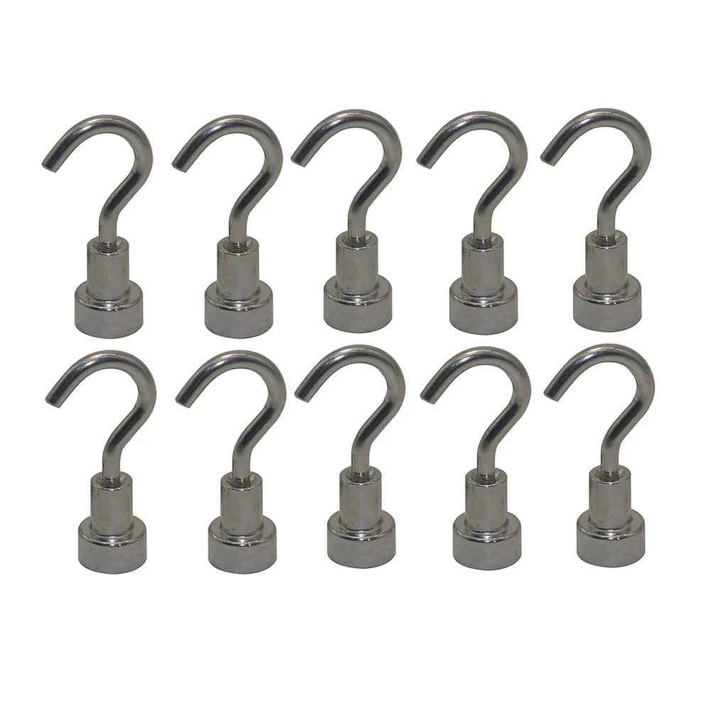 10 pezzi accessori per camper 3.4x1cm ganci da cucina gancio magnetico a ventosa gancio multifunzionale a ventosa magnetica forte