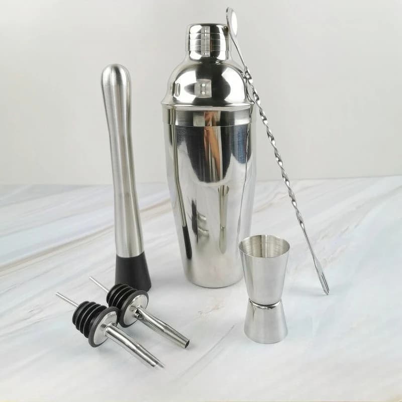 Set Shaker per Cocktail Margarita, Set Shaker per Martini, Set da Barman con Jigger Dosatore, Cucchiaio da Miscelazione, Accessori da Bar