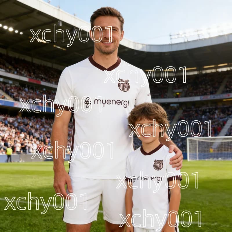 Maglie da calcio Grimsby Town Home e Away, a maniche corte, per adulti e bambini, modello famiglia, 26