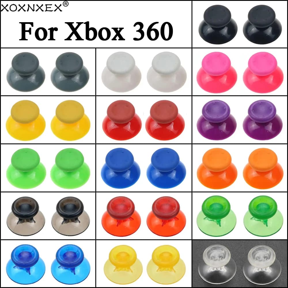 1/2/4/10pcs ThumbStick per Xbox 360 Controller wireless cablato Bastoni analogici Cap Gamepad Grips Joystick Copertura a fungo