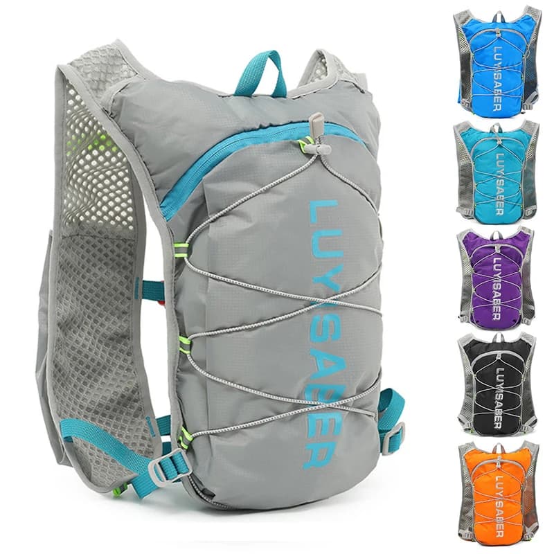Waterproof Running Backpack 5 L Ultralight Moisturizing Vest Running Bag Cycling Bag for Mountain Bike Breathable Gym Bag
