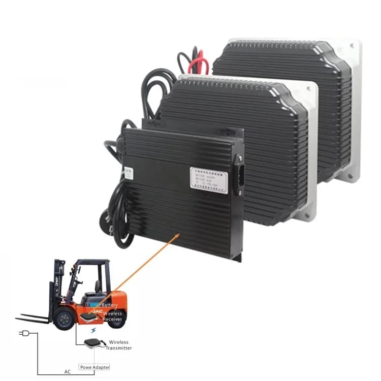 24v 48v Agv Lead Acid Battery Charger Wireless Charger with Receiver Agv Robot Electric Golf Cart Fast Charging