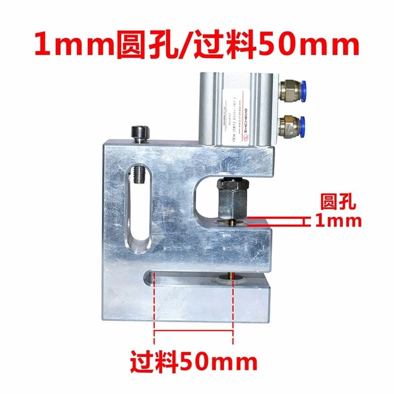 Customized Pneumatic Drill 2 3 4 5 6 8 10 mm Round Drill Step 150 200 50 60 mm For Plastic Bag Punching Machine