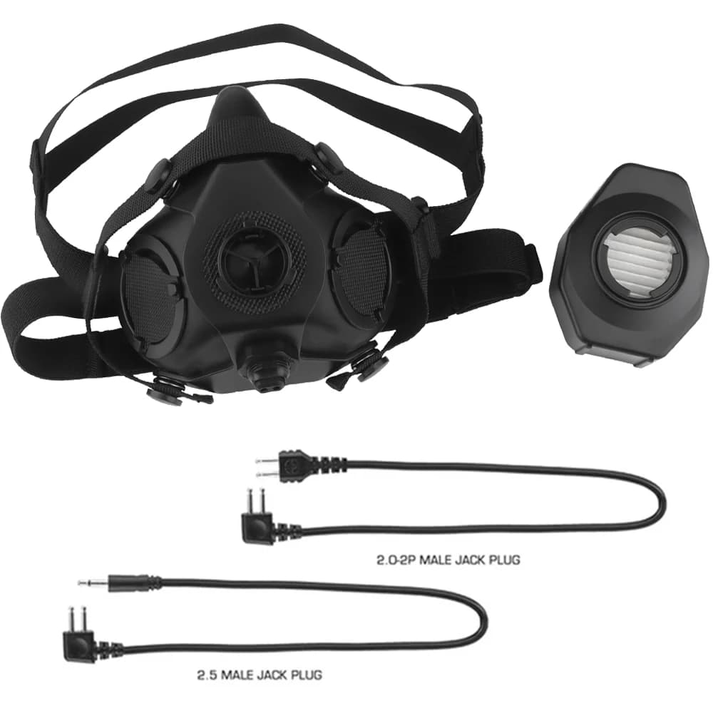 SOTR Special Tactical Breather Half Mask Radio Mobile Communication Version for Airsoft CS Cospla Military Paintball