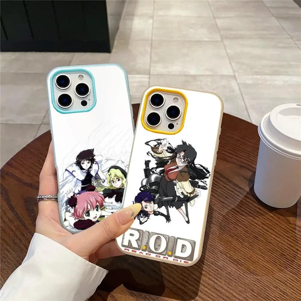 Read Or Die Phone Case Jelly Dual-Layer Shockproof Phone Case for iPhone 17 16 15 14 13 12ProMax
