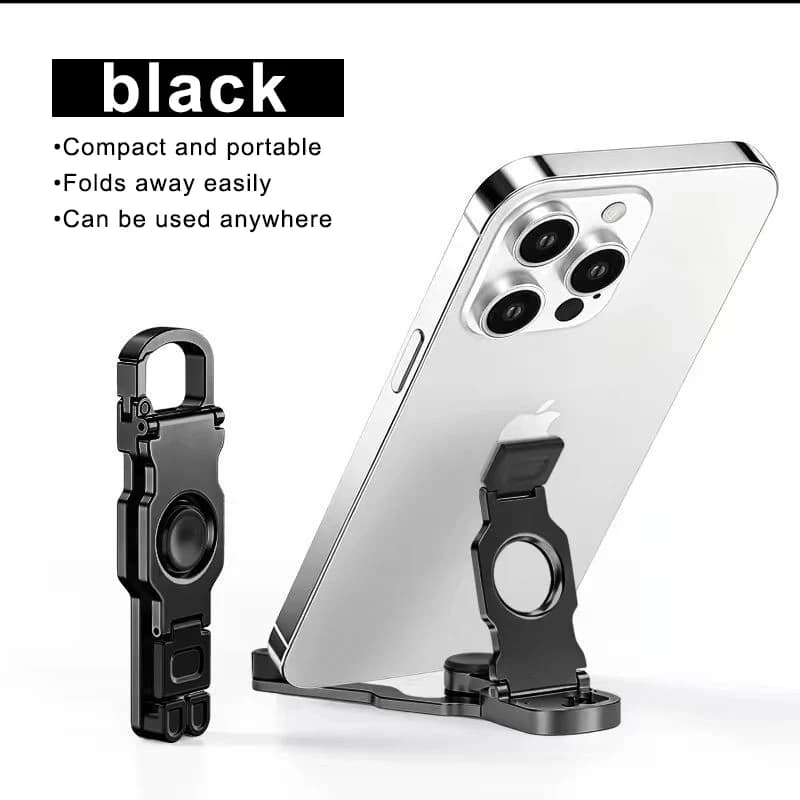 Portable Fidget Spinner Phone Stand for 360 Rotatable,Foldable Keychain Stand for Phone And Tablet,for Home And Travel