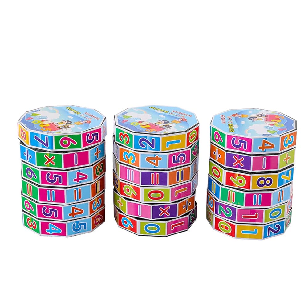 6 pezzi giocattolo educativo per bambini blocco magico aritmetica perfetto per bomboniere Pinata Stuffers sacchetto regalo di compleanno per bambini per ragazzi e ragazze