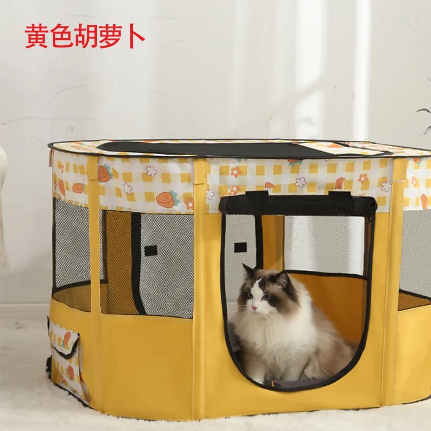 Sala per la consegna di gatti Lettiera per gatti traspirante Lettiera per cani Sala per la consegna di animali pieghevole Sala per la consegna di gatti chiusa Tenda per animali domestici