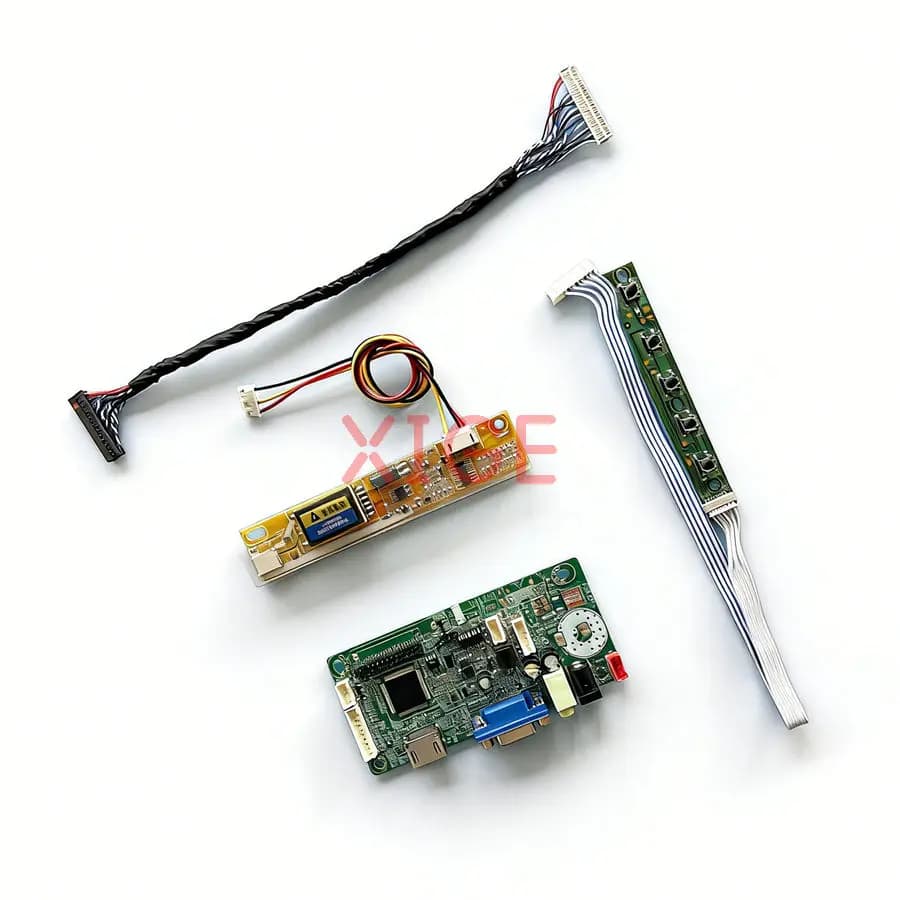 LCD Monitor Controller Drive Board Fit QD17TL02 LP171WX2 LP171WP4 LP171W01 1-CCFL HDMI+VGA LVDS 30-Pin 1440*900 1440x900 DIY Kit
