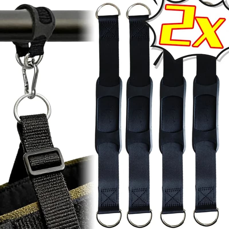 Corda per trazioni resistente per allenamento in palestra, accessori da campeggio, cinghie in nylon per altalene da albero, kit di sospensione per amaca, sacco da boxe, sacco di sabbia