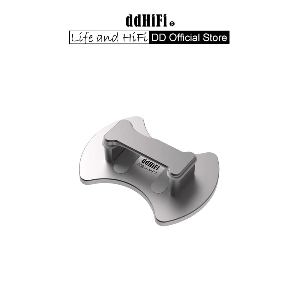 DD ddHiFi P58M-MR3 MagSafe Magnetic Attraction Pad for MOONDROP MOONRIVER3 DAC/Amp, CNC AL6063 Aluminum, Curved N52 Magnet
