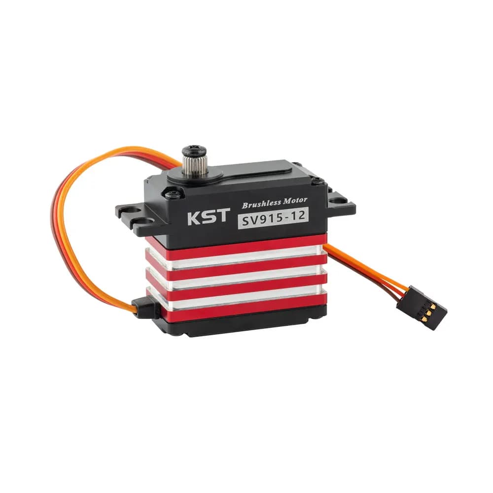 KST SV915-12 30Kgf.cm Servo ciclico con ingranaggi metallici senza spazzole HV da 0,07 sec per elicotteri RC di classe 550-700