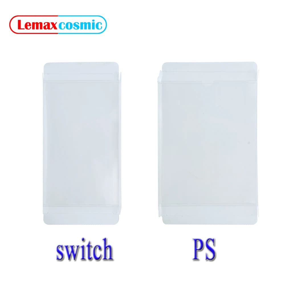 Custodia protettiva in plastica PET trasparente trasparente per disco di gioco per Nintendo Switch NS PS4 PS5 Sony Playstation 4 5