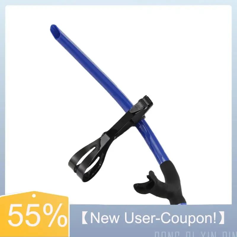 【New User-Coupon!】Silicone Swimming Front Breathing Tube Diving Training Adults Snorkel Diving Tube Swimming Scuba Diving Equipm