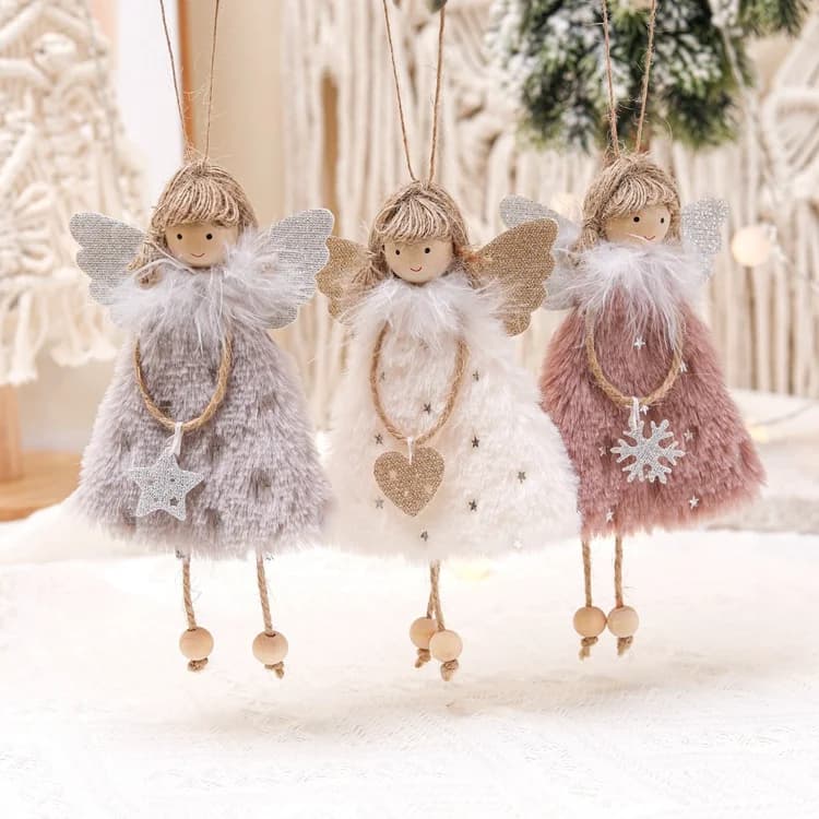 Angel Girl Ornaments Christmas Ornaments, Creative Doll Pendants, Christmas Tree Hangings, Christmas Decorations