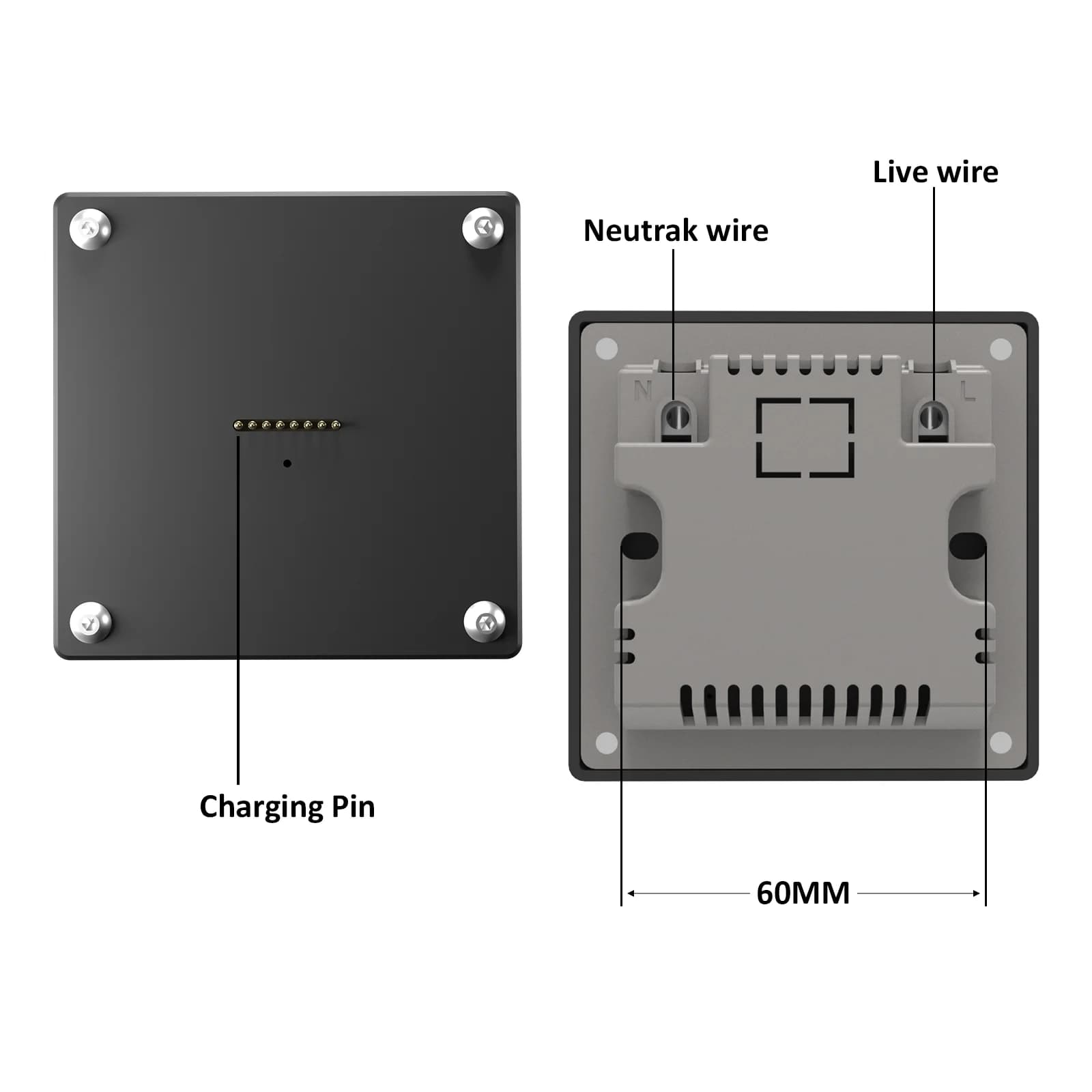 Basi per caricabatterie magnetici per tablet Zilvex – Supporto da parete CA, Ethernet POE e supporto da scrivania pieghevole Kit dock di ricarica per tablet Smart Home