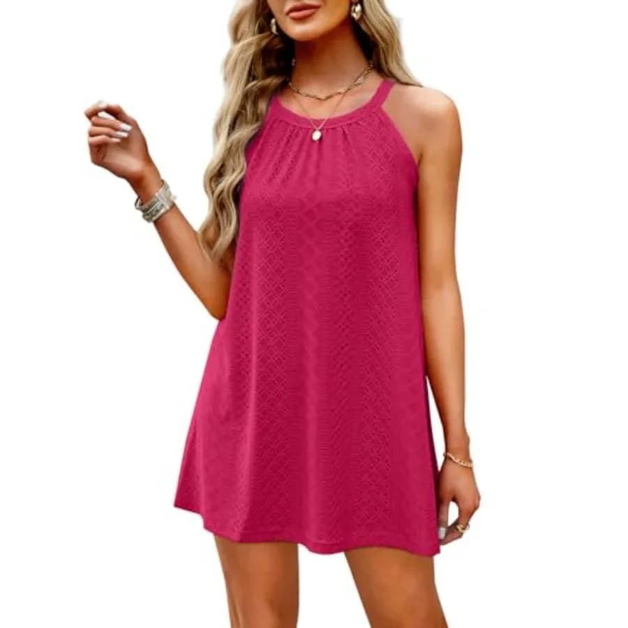 Swimsuit Cover Up for Women Crochet Hollow Out Summer Dresses for Women 2026