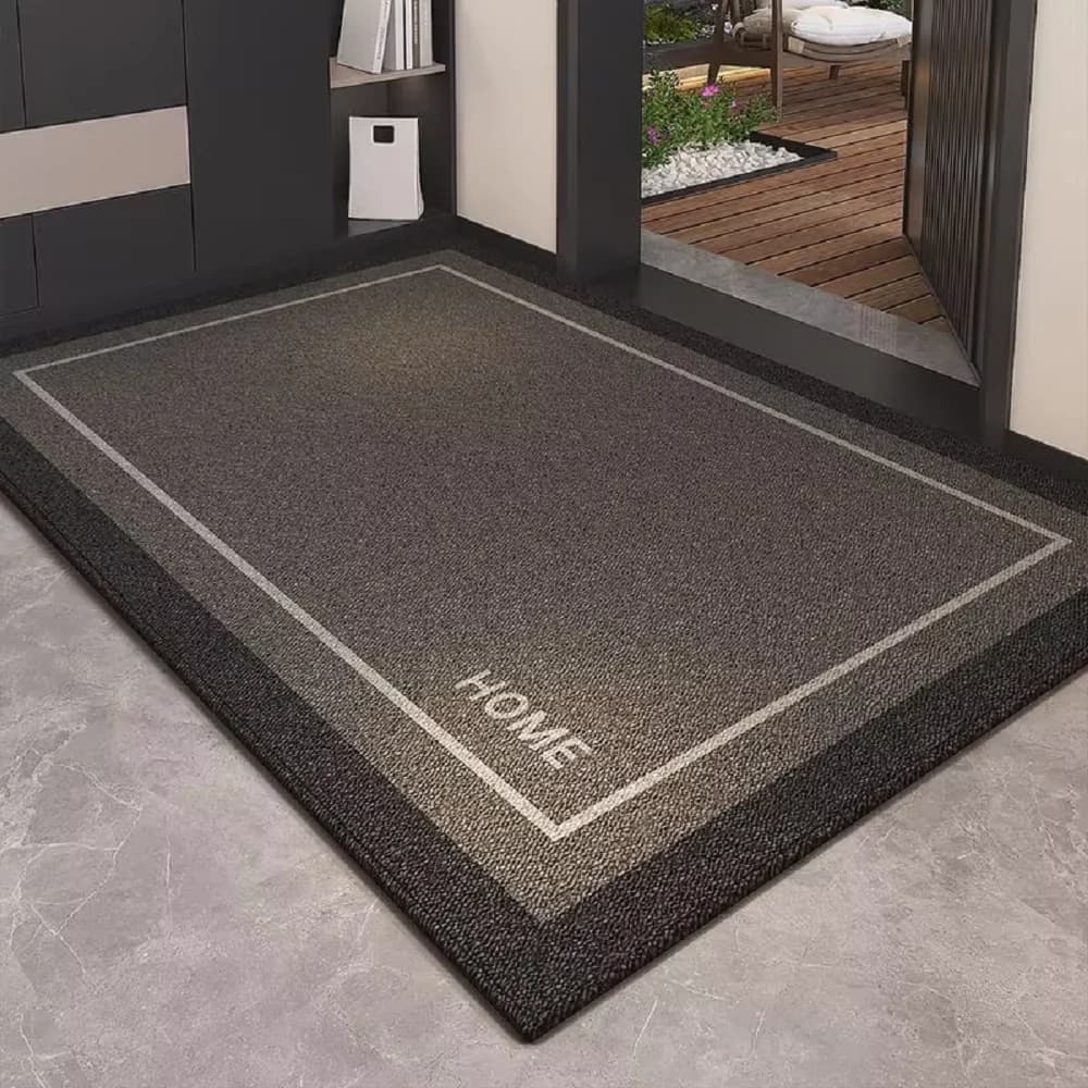 VIKAMA Loop Pile Tappeto Resistente allo sporco Tappetino antiscivolo Portico Zona di cambio delle scarpe Tappeto per porta Tappetino assorbente per la casa Decorazione della casa