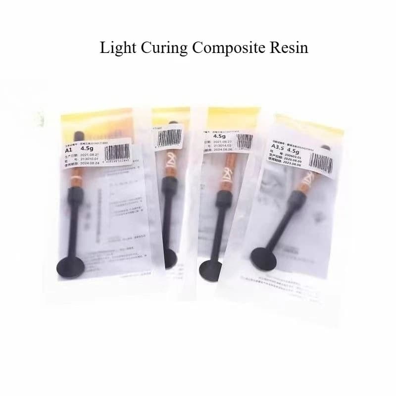 Dental Materials Composite photopolymerizing dental resin based on polymer Teeth whitening Missing teeth Restoration tool of the corvo