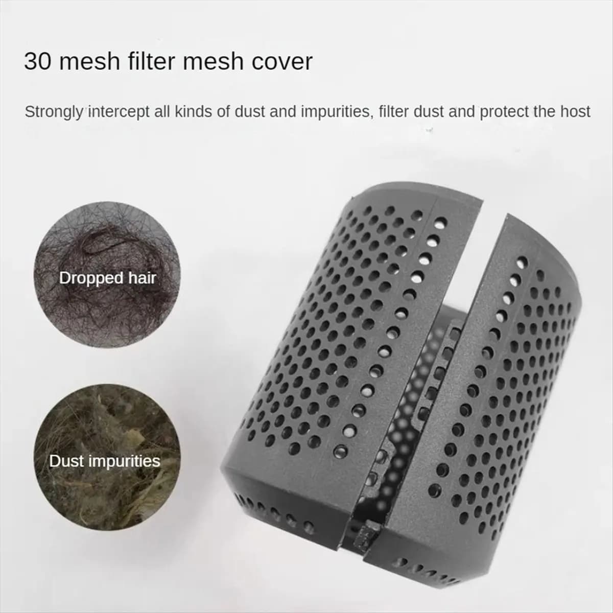 DT56 Outer Filter Cover for Hair Dryer HD01 HD03 HD07 HD08 Dustproof Strainer Filter Net Part Opening Design E