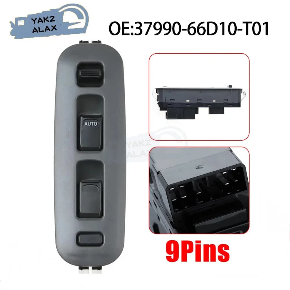 37990-66D10-T01 Interruttore di comando alzacristallo elettrico per Suzuki Grand Vitara XL-7 1999 2000 2001 2002 2003 2004 2005 2006